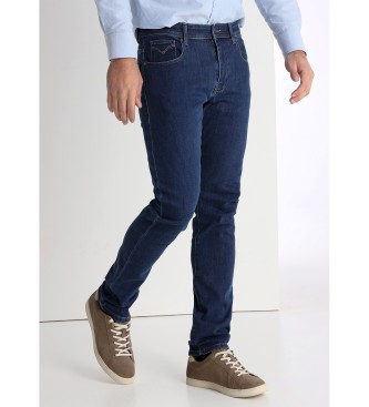 Victorio & Lucchino, V&L Medium blue wash brushed jeans