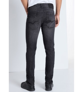 Victorio & Lucchino, V&L Jeans met wijde taille - Slim - Halfhoog zwart