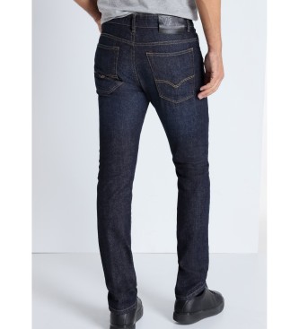 Victorio & Lucchino, V&L Medium Taille Slim Jeans - Navy Mid-rise