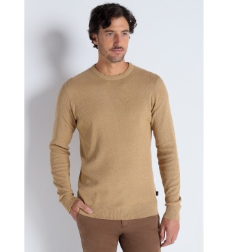 Victorio & Lucchino, V&L Rjav strukturiran pulover