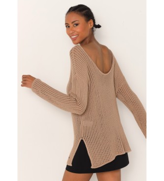 Victorio & Lucchino, V&L Brown knitted jumper