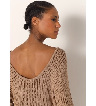 Victorio & Lucchino, V&L Brown knitted jumper