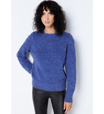 Victorio & Lucchino, V&L Niebieski sweter z dzianiny