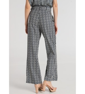 Victorio & Lucchino, V&L Blau bedruckte Hose