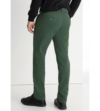 Victorio & Lucchino, V&L Pantaln chino tejido satn verde