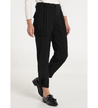 Victorio & Lucchino, V&L Relaxed fit trousers black