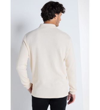 Victorio & Lucchino, V&L Polo jaquard textur gaufr  manches longues