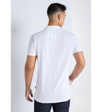 Victorio & Lucchino, V&L Short sleeve white pique polo shirt