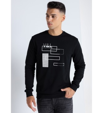 Victorio & Lucchino, V&L Sweatshirt mit schwarzem Blockrckenband