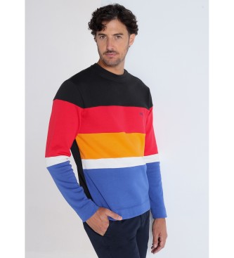 Victorio & Lucchino, V&L Mehrfarbiges Sweatshirt mit Blockstreifen