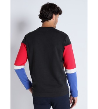 Victorio & Lucchino, V&L Flerfarvet sweatshirt med blokstriber