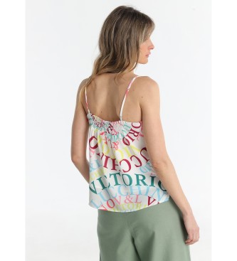 Victorio & Lucchino, V&L Top multicolore style lingerie