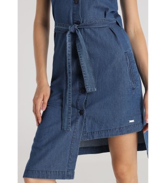 Victorio & Lucchino, V&L Vestido corto  Denim sin mangas azul