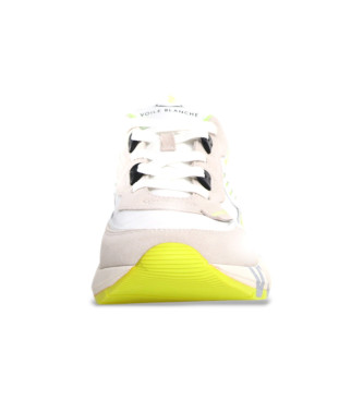 Voile blanche Sneakers Club 01 in pelle bianca