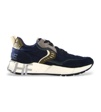 Voile blanche Leather trainers Club 01 navy