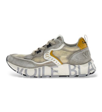 Voile blanche Leder-Sneaker Club01 grau