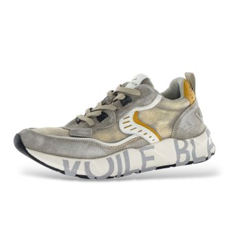 Voile blanche Leder-Sneaker Club01 grau