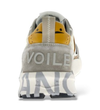 Voile blanche Leder-Sneaker Club01 grau
