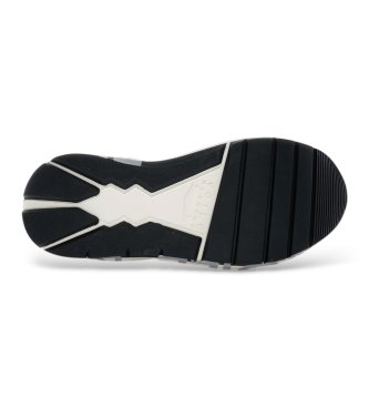 Voile blanche Leder-Sneaker Club01 grau