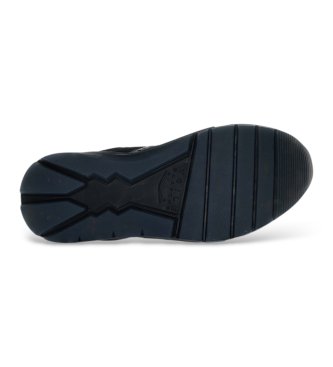 Voile blanche Tênis de Couro Club01 preto