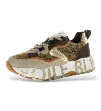 Voile blanche Leder-Sneaker Club105 beige