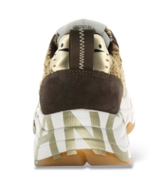 Voile blanche Leder-Sneaker Club105 beige