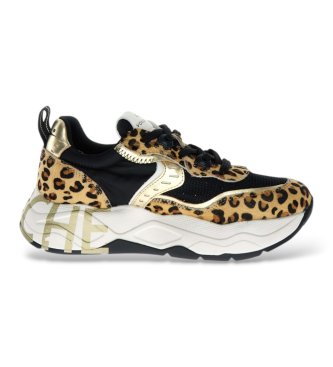 Voile blanche Læder sneakers Club105 beige