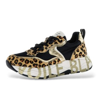 Voile blanche Læder sneakers Club105 beige