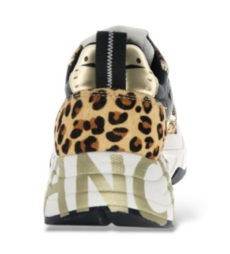 Voile blanche Læder sneakers Club105 beige