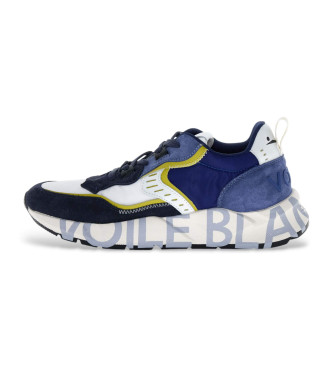Voile blanche Leather Sneakers Club01 blue