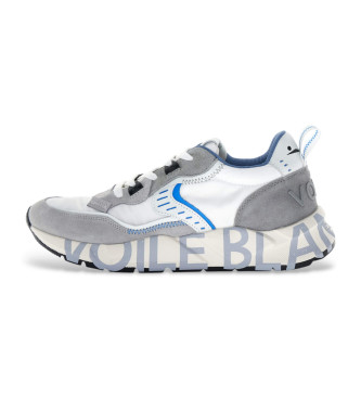 Voile blanche Leather Sneakers Club01 grey