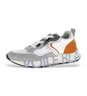 Voile blanche Leather Sneakers Club01 grey