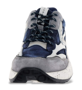 Voile blanche Leather Sneakers Club22 blue