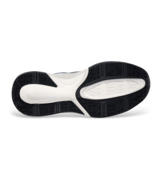 Voile blanche Leather Sneakers Club22 blue