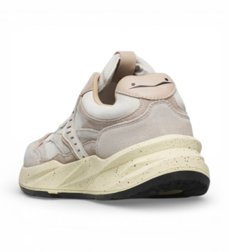 Voile blanche Sneakers in pelle beige Club22