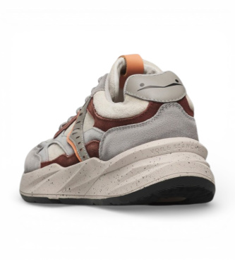 Voile blanche Zapatillas de Piel Club22 gris