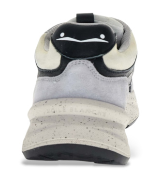 Voile blanche Skórzane trampki Club22 w kolorze szarym