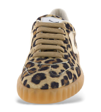 Voile blanche Zapatillas de Piel Ines animalprint