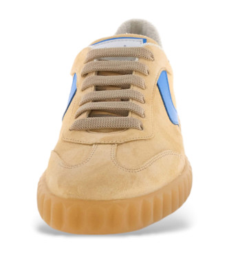 Voile blanche Zapatillas de Piel Ines beige