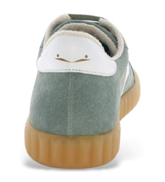 Voile blanche Zapatillas de Piel Ines verde