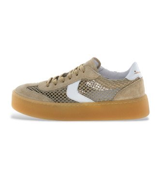 Voile blanche Zapatillas Ines Mesh beige