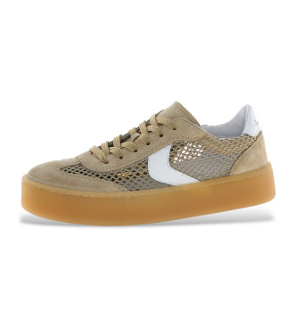 Voile blanche Zapatillas Ines Mesh beige