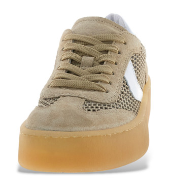 Voile blanche Zapatillas Ines Mesh beige