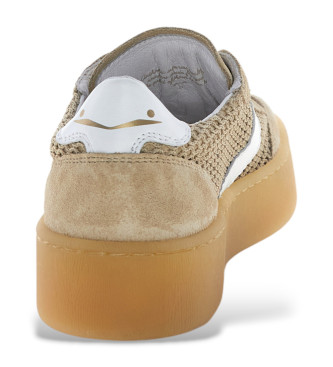 Voile blanche Zapatillas Ines Mesh beige