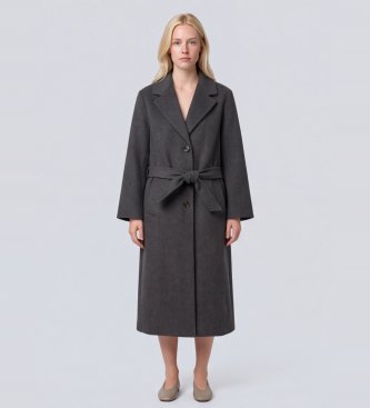 Weekend Max Mara Dunkelgrauer Mantel Bronte