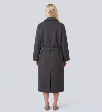 Weekend Max Mara Dunkelgrauer Mantel Bronte
