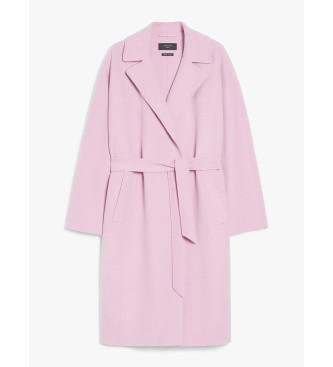 Weekend Max Mara Abrigo Civada rosa