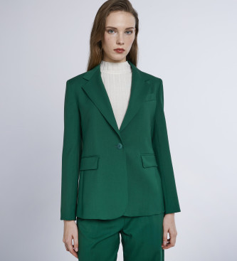 Weekend Max Mara Blazer Lamine vert