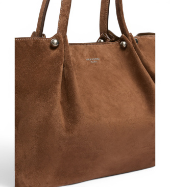 Weekend Max Mara Borsa in camoscio Wkapesi marrone