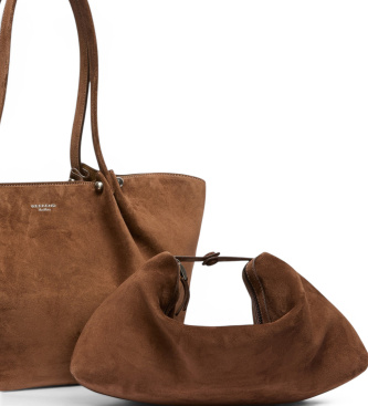 Weekend Max Mara Borsa in camoscio Wkapesi marrone